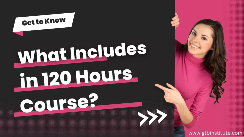 What includes in 120 Hours Course