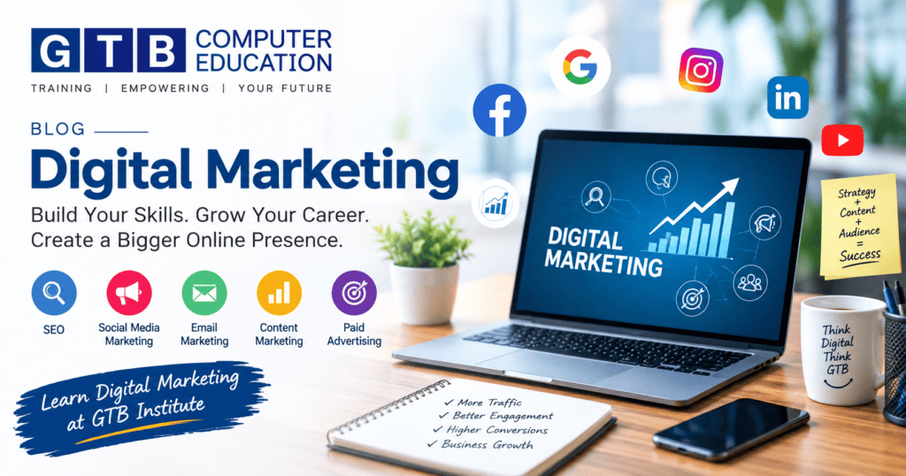 Digital marketing training at GTB Institute